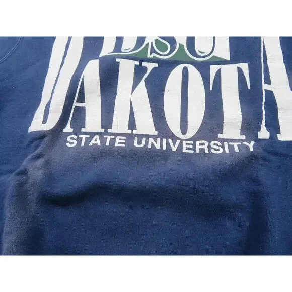 Champion Dakota State University DSU Blue Sweatshirt Sz 2XL - Picture 5 of 5